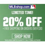 mlb shop coupons for baseball
