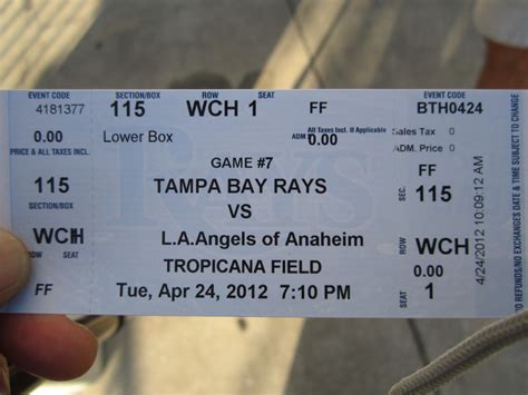 mlb tampa bay rays tickets