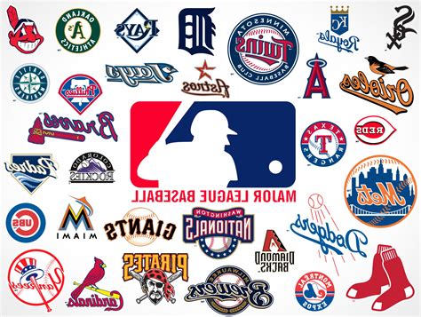 mlb team logo baseballs