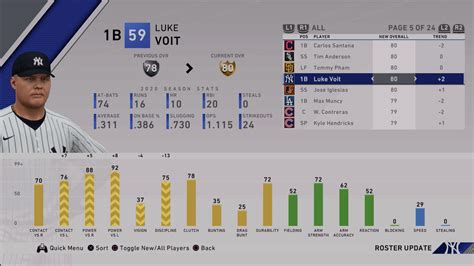 mlb the show 20 roster update
