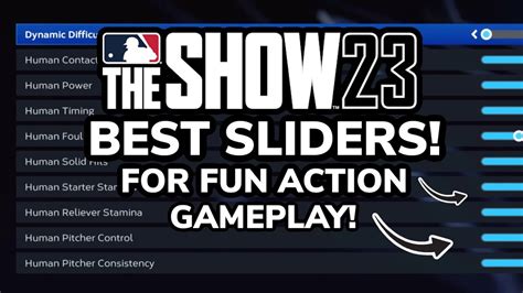 mlb the show 23 sliders