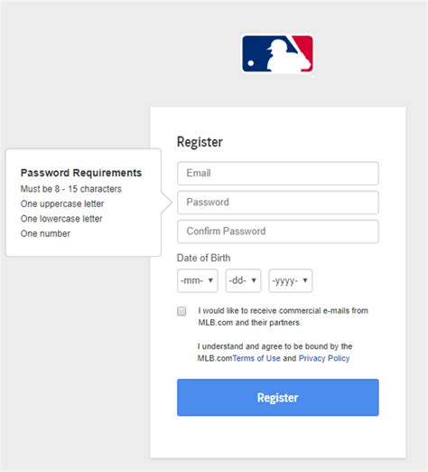 mlb tv account sign in