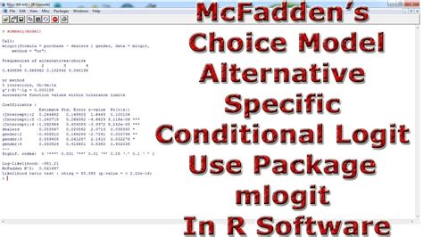 mlogit function in r