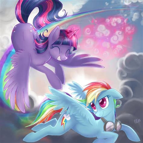 mlp rainbow dash and twilight