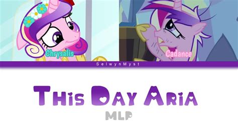 My Little Pony This Day Aria Lyrics YouTube