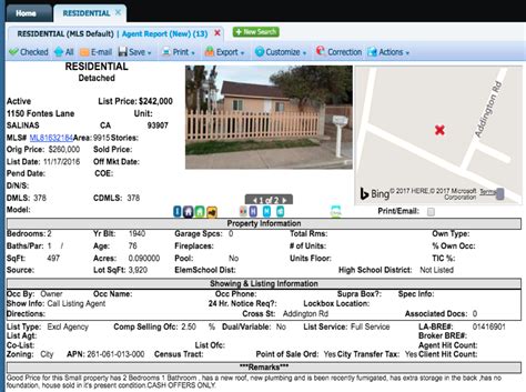 mls real estate listings california