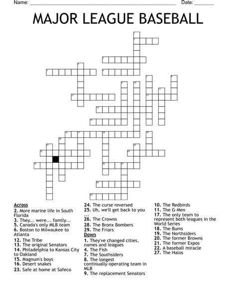 mls team crossword clue