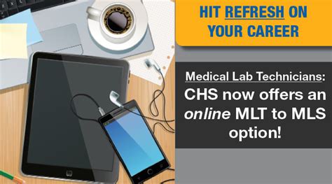 mlt to mls online programs no clinicals