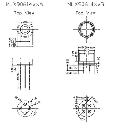 Mlx90614 Infrared Temperature Sensor Datasheet