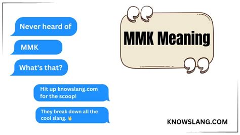 mmk meaning in chat