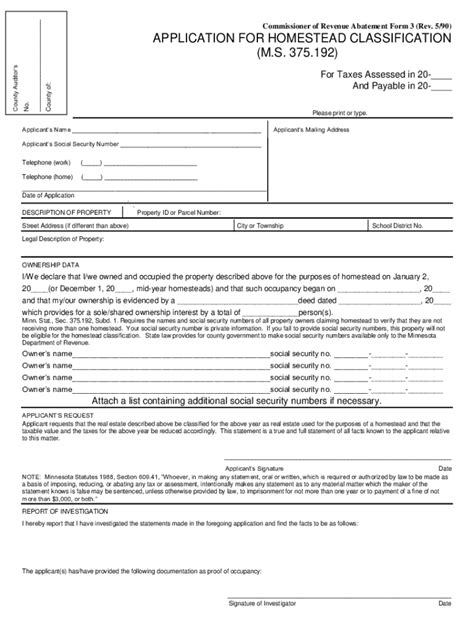 Mn Property Tax Classification Code