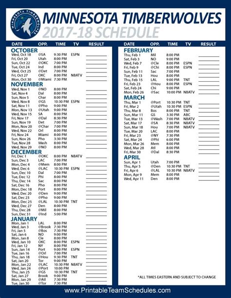 mn timberwolves home schedule