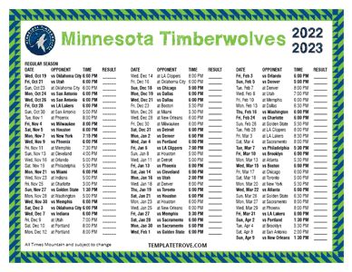 mn timberwolves schedule 23 24 printable