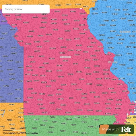 Missouri Zip Code Map Fill Online, Printable, Fillable, Blank PDFfiller