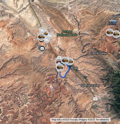 Best Hikes in Moab, Utah Google My Maps