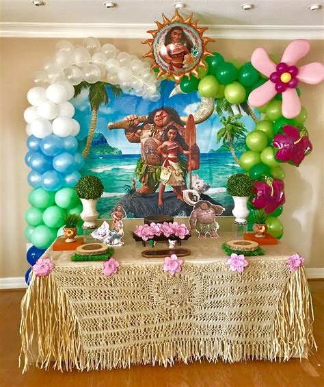 Moana First Birthday Party Ideas and Supplies Dress Me Blonde