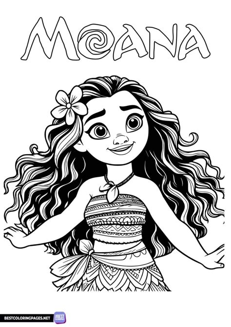 Moana Coloring Pages Turtle