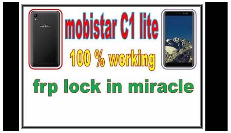 Mobistar c1 lite FRP unlock by miracle box YouTube