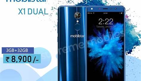 Mobiistar X1 Dual Buy Online Notch Price In India, Specifications