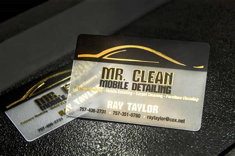 Mobile Detailing Business Cards Mobile Auto Detailing Service