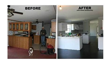 Mobile Home Renovation Before And After Of A 1972 Remodel YouTube