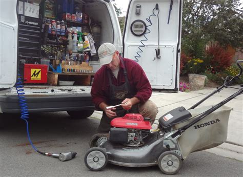 New mower repair service takes the shop on the road Local News
