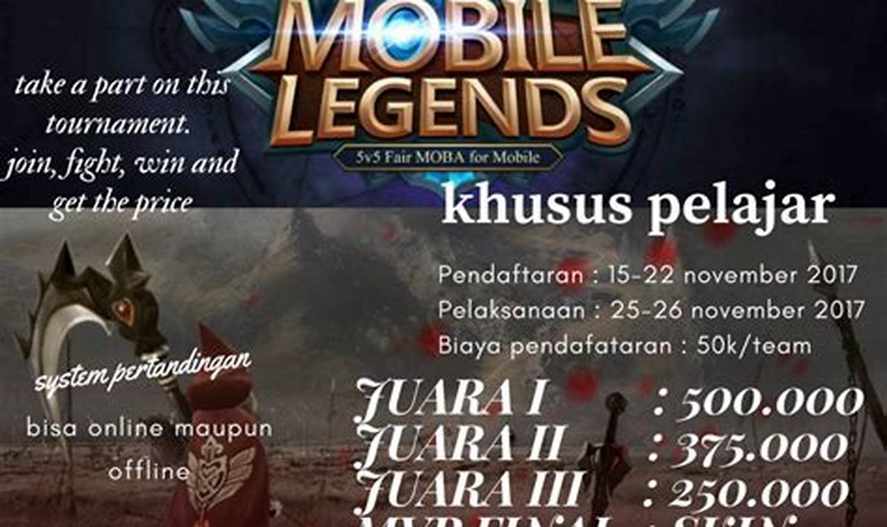 mobile legend tournament proposal