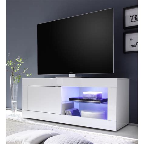 mobile porta tv bianco lucido moderno