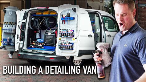Mobile Car Detailing Van Setup