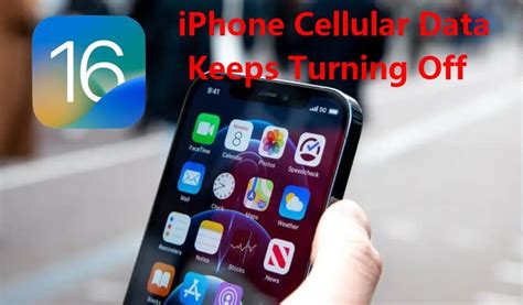 Mobile Data Keeps Turning Off Fix