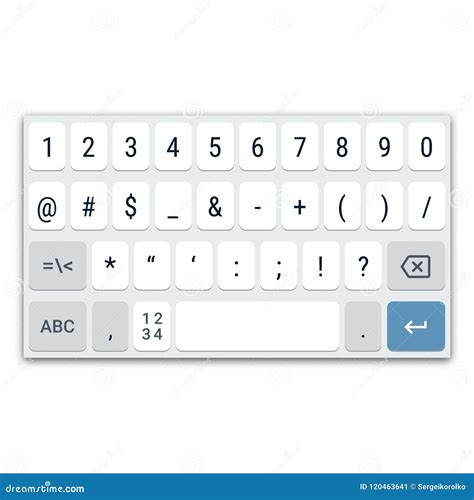 Mobile Device Keyboard Layout