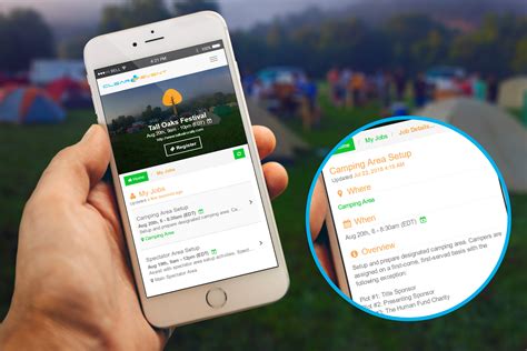 mobile event tools for small festivals