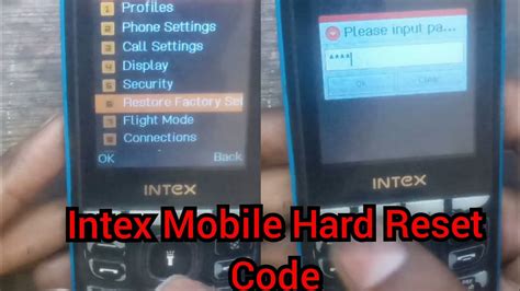 mobile hard reset code