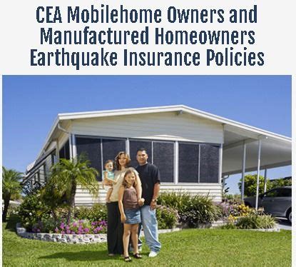 mobile home earthquake insurance