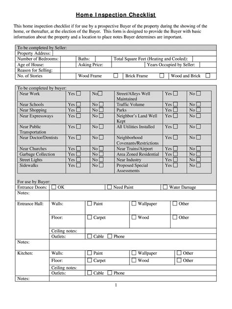 mobile home inspection report