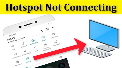 Mobile Hotspot Is Not Connecting To Pc