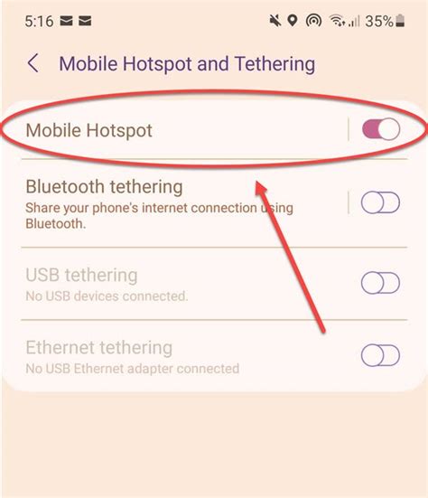 Mobile Hotspot Tethering Speeds