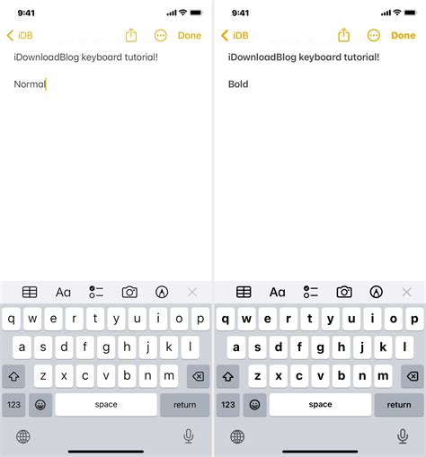 Mobile Keyboard Bold