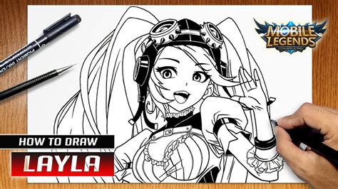 Mobile Legends Drawing Layla