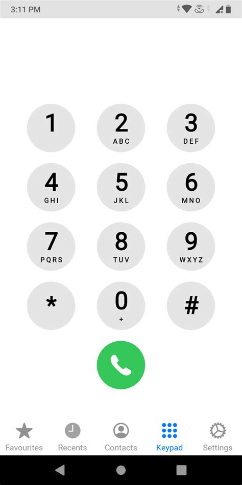 mobile phone dialer