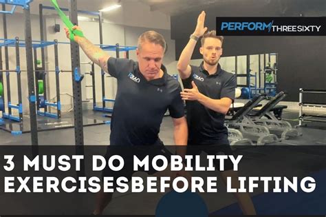 Mobility Exercises Before Lifting