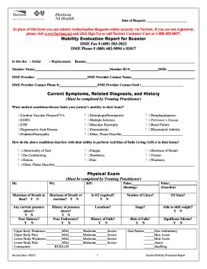Mobility Scooter Evaluation