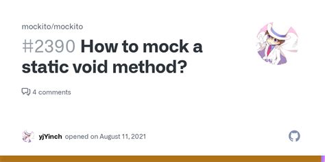 Mockito Mock Static Void Method Call