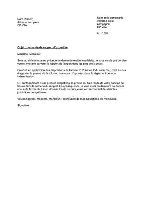 exemple lettre de contestation pv Modele de lettre type