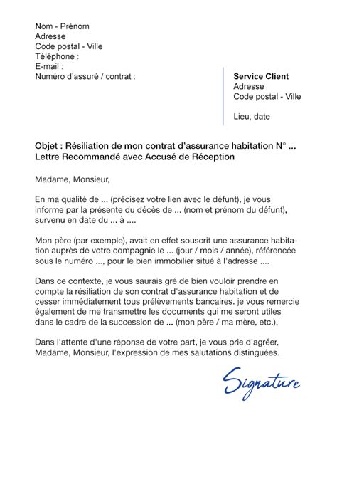 Lettre Changement D Adresse Cpam Bien Modele De Lettre De Resiliation