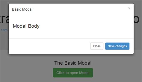 modal small bootstrap 4