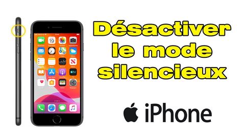 mode silence sur iphone