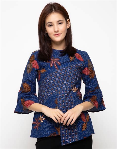 Model Baju Batik Wanita Terbaru 2022 Batik Tunik Kantor Atasan Batik  Kantoran Tunik Batik Terkini | Lazada Indonesia