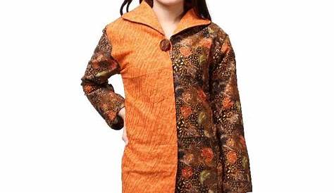 20+ Desain Baju Batik Lengan Panjang Modern Wanita Muda | Model Baju