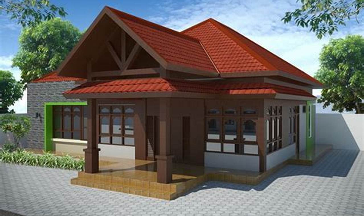 model rumah atap limasan